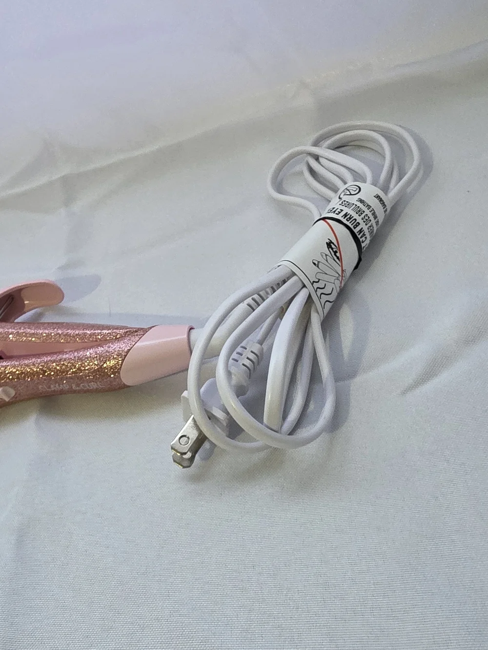 The Beachwaver Co. Clamp & Curl 2-in-1 Styling Iron - Pink Glitter ✨